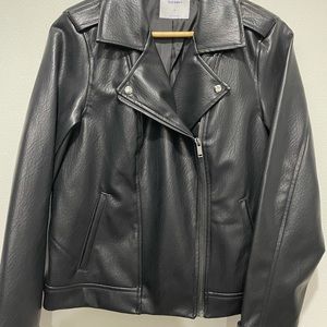 Faux Leather Jacket